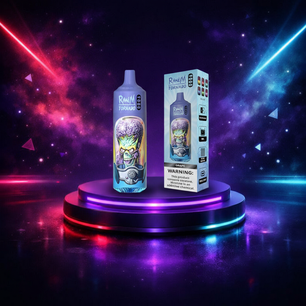 RAndM Tornado 9K Polska Jednorazówki E papieros Fizzy Cherry 9000